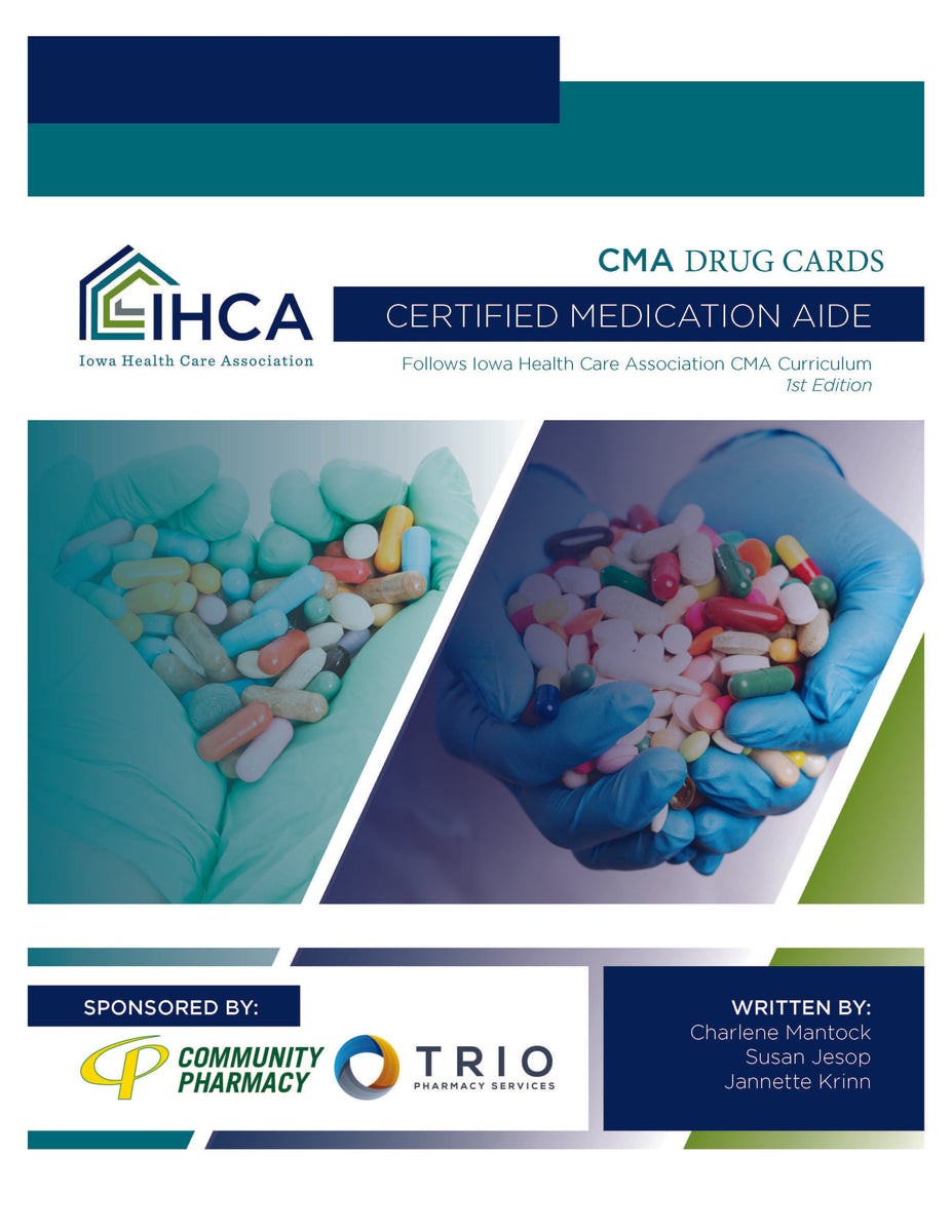 Iowa CMA Drug Cards LAD Bookstore