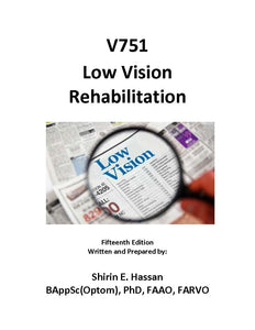 Low Vision Rehabilitation - 15th Ed.