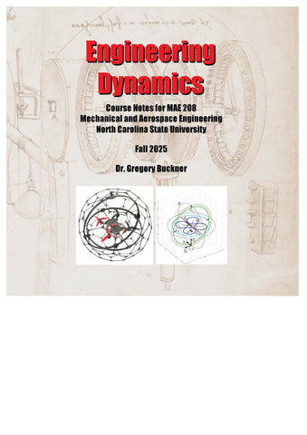 Engineering Dynamics - MAE 208 - F25