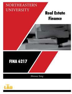 Real Estate Finance - FINA 6217