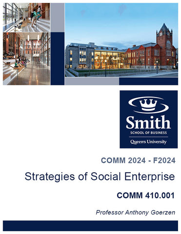 Strategies of Social Enterprise