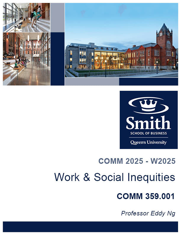 Work & Social Inequities  - W2025