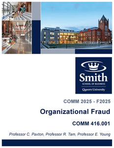 Organizational Fraud