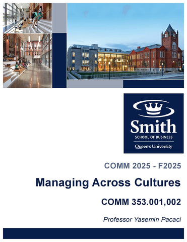 Managing Across Cultures