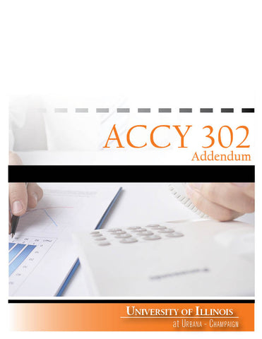 ACCY 302 - Addendum