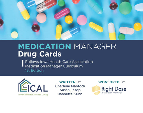 Iowa ONLY - Medication Manager Drug Cards
