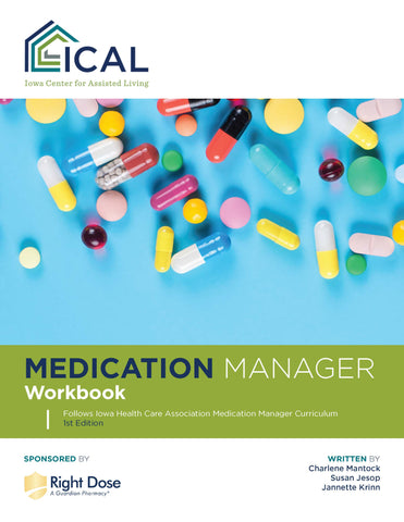 Iowa ONLY - Medication Manager Workbook